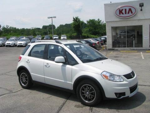 2007 Pearl White Suzuki SX4 Convenience AWD #26595083 | GTcarlot.com
