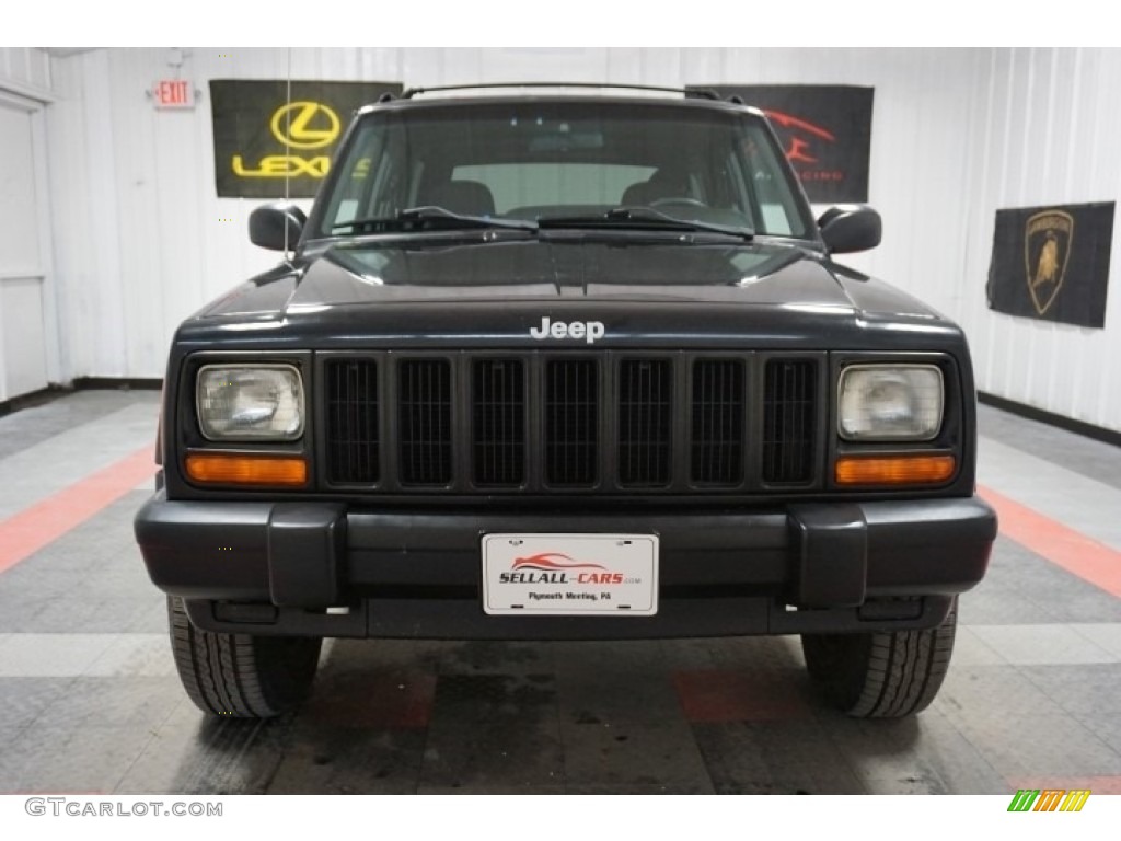 1998 Cherokee Sport 4x4 - Black / Mist Gray photo #3