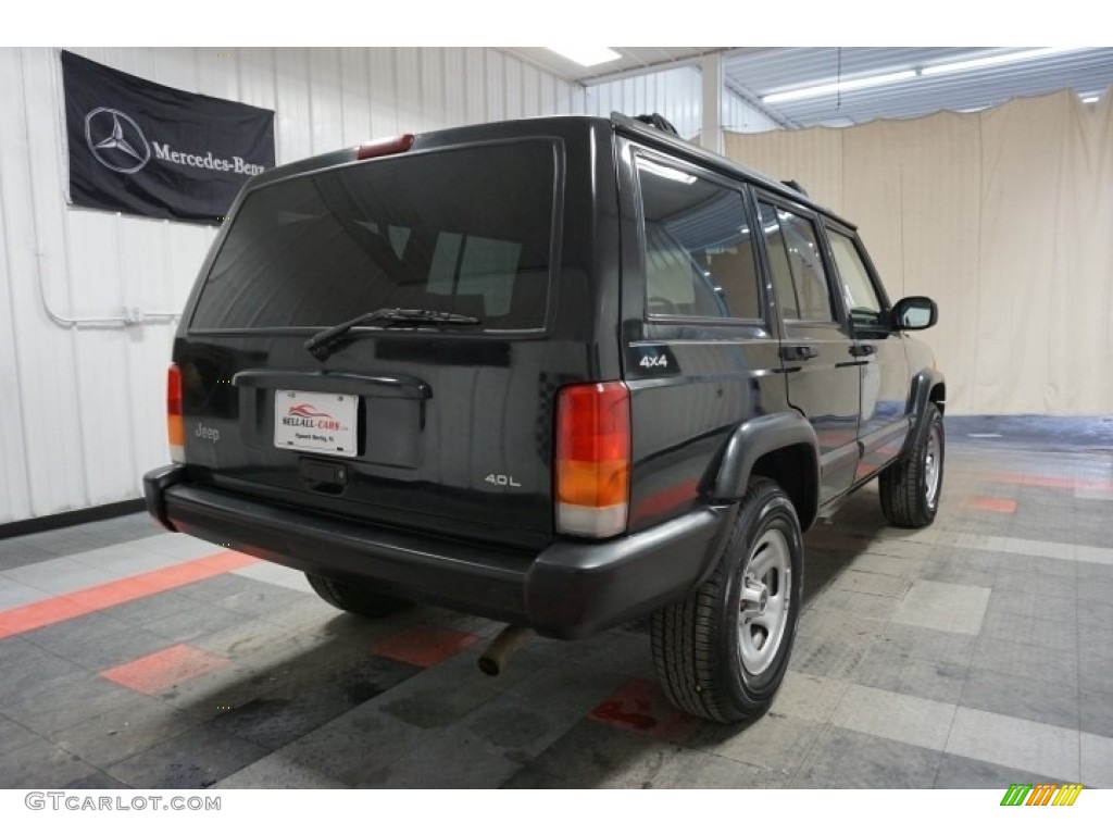 1998 Cherokee Sport 4x4 - Black / Mist Gray photo #7