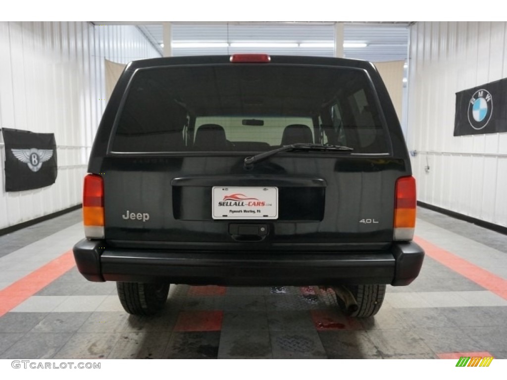 1998 Cherokee Sport 4x4 - Black / Mist Gray photo #8
