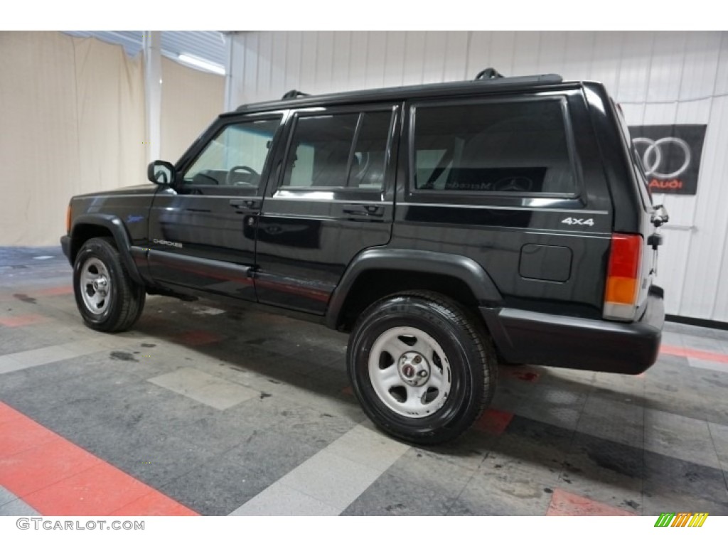 1998 Cherokee Sport 4x4 - Black / Mist Gray photo #10