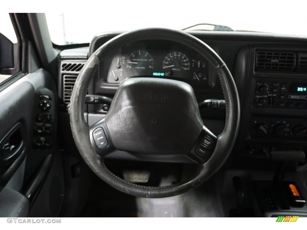 1998 Cherokee Sport 4x4 - Black / Mist Gray photo #29