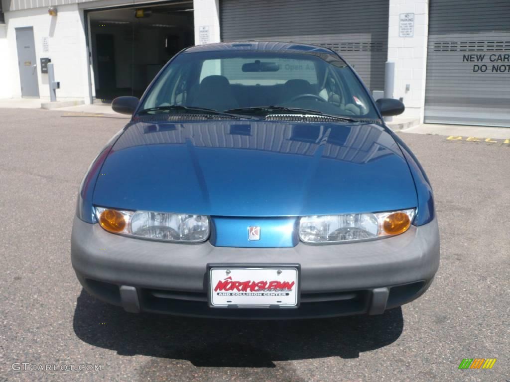 2000 S Series SL Sedan - Blue / Gray photo #2