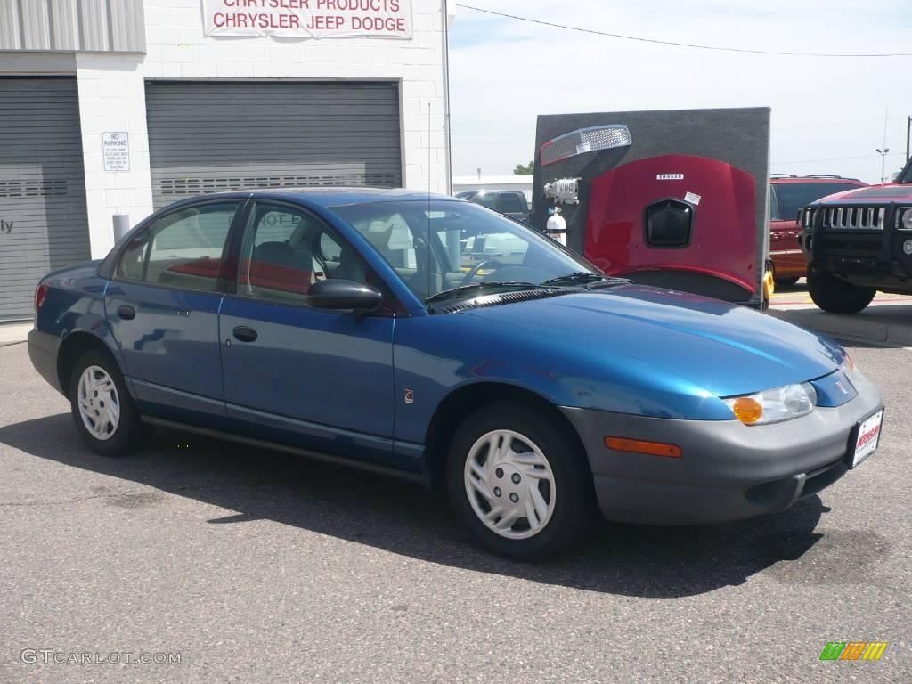 2000 S Series SL Sedan - Blue / Gray photo #3
