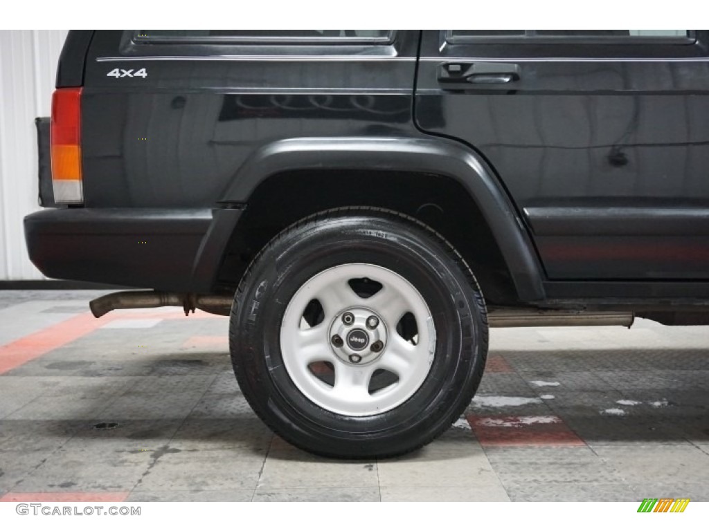 1998 Cherokee Sport 4x4 - Black / Mist Gray photo #60