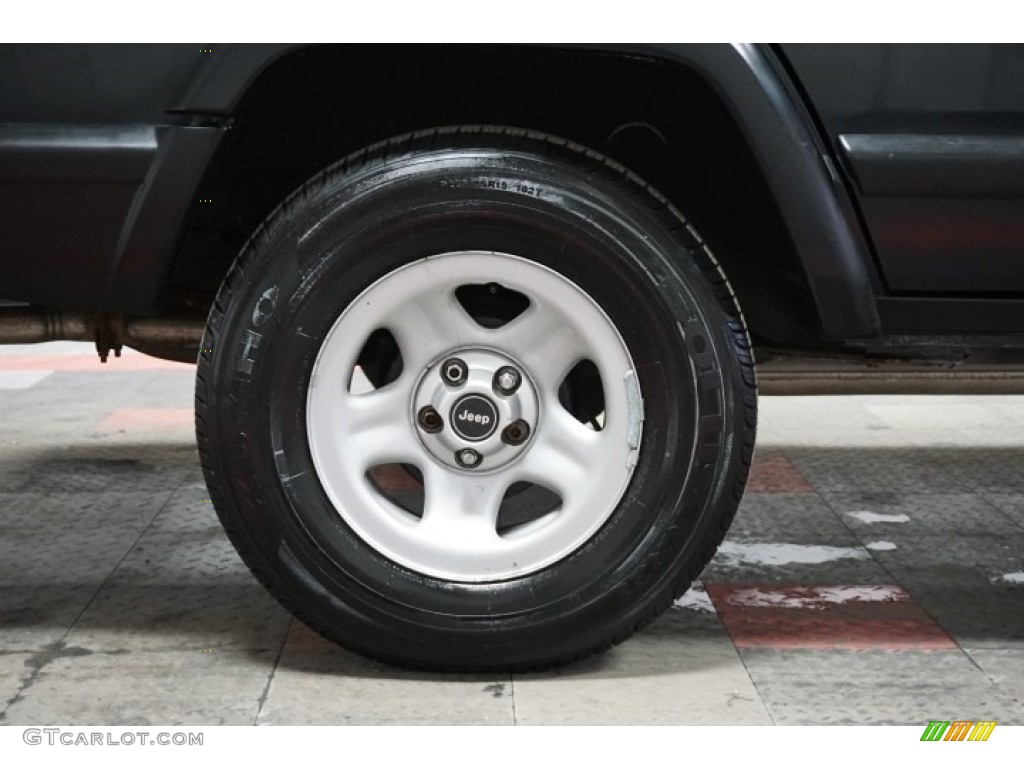 1998 Cherokee Sport 4x4 - Black / Mist Gray photo #61