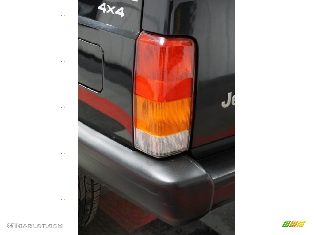 1998 Cherokee Sport 4x4 - Black / Mist Gray photo #64