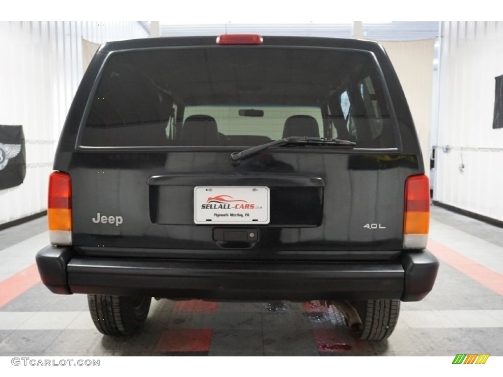 1998 Cherokee Sport 4x4 - Black / Mist Gray photo #67