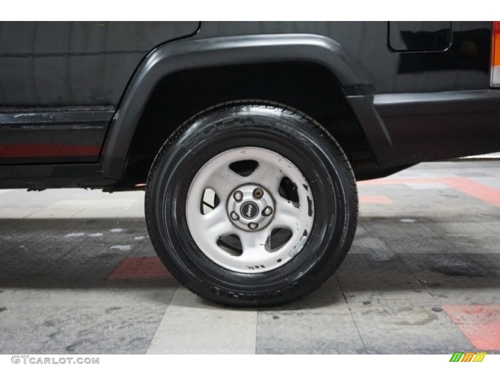 1998 Cherokee Sport 4x4 - Black / Mist Gray photo #69