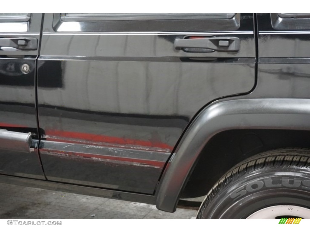 1998 Cherokee Sport 4x4 - Black / Mist Gray photo #72