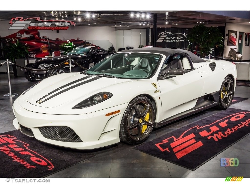 2009 F430 16M Scuderia Spider - White Avus / Charcoal photo #5