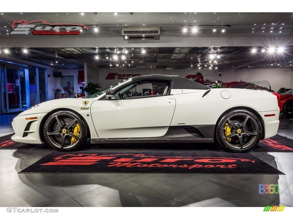 2009 F430 16M Scuderia Spider - White Avus / Charcoal photo #6