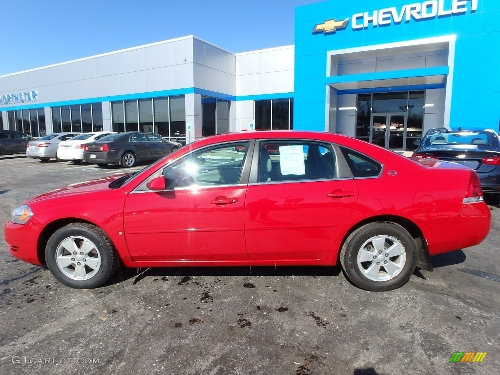 2008 Impala LT - Precision Red / Ebony Black photo #3