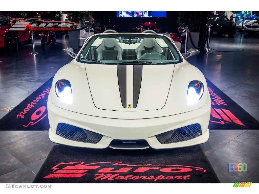 2009 F430 16M Scuderia Spider - White Avus / Charcoal photo #10