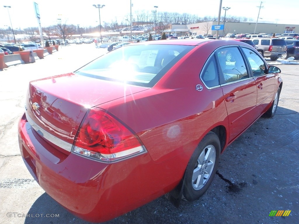 2008 Impala LT - Precision Red / Ebony Black photo #7