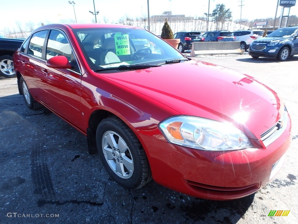 2008 Impala LT - Precision Red / Ebony Black photo #10