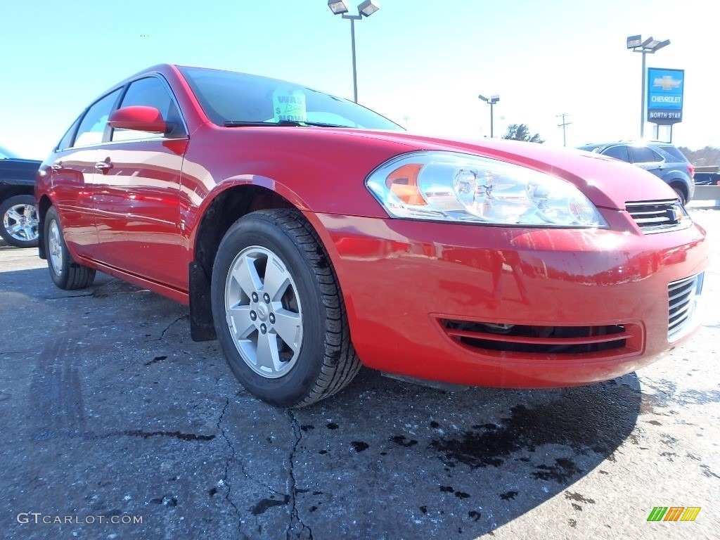 2008 Impala LT - Precision Red / Ebony Black photo #11