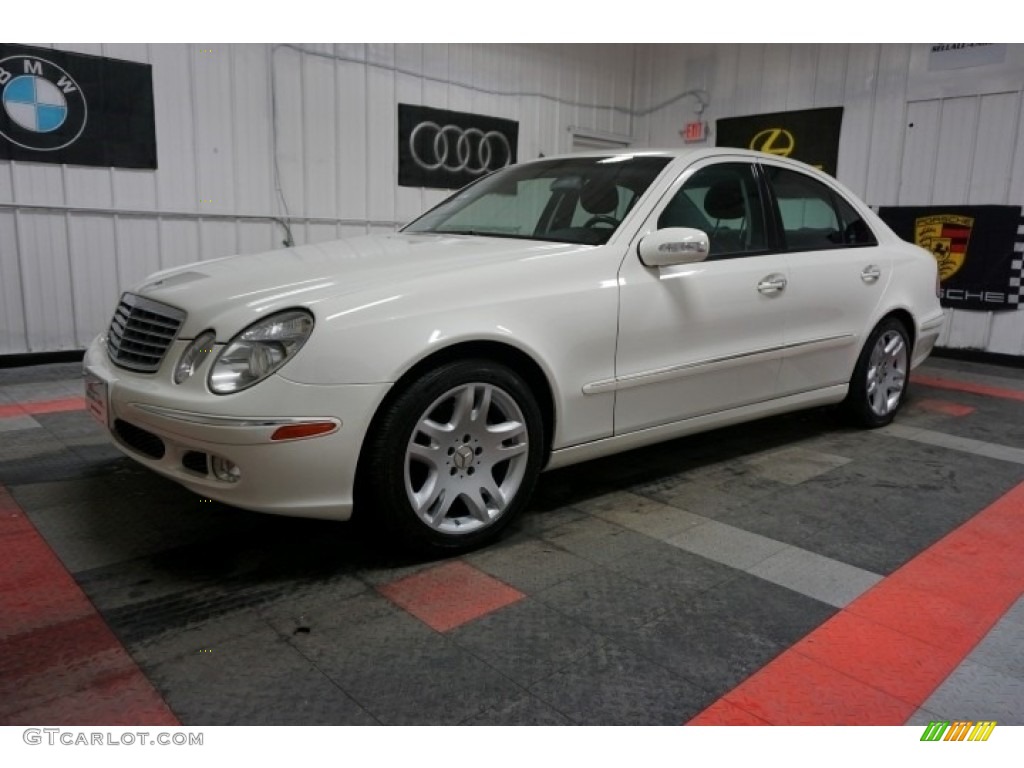 Alabaster White 2003 Mercedes-Benz E 500 Sedan Exterior Photo #110888785