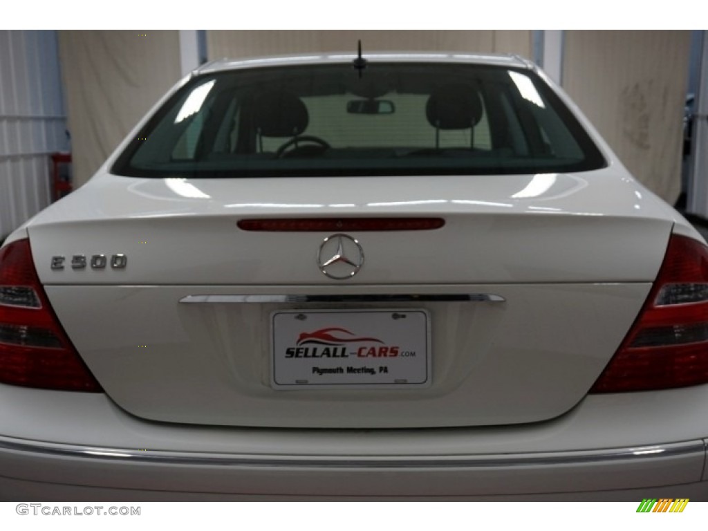 2003 E 500 Sedan - Alabaster White / Charcoal photo #52