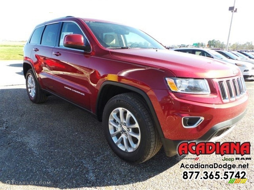 2015 Grand Cherokee Laredo - Deep Cherry Red Crystal Pearl / Black photo #4