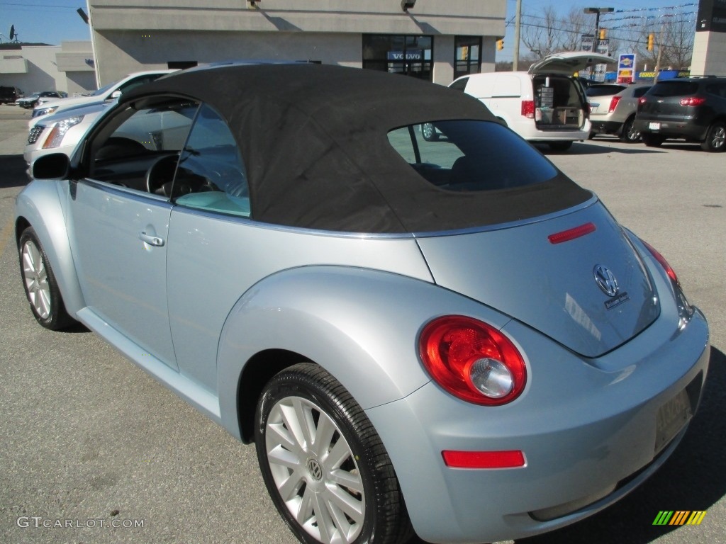 2009 New Beetle 2.5 Convertible - Heaven Blue Metallic / Cream photo #4