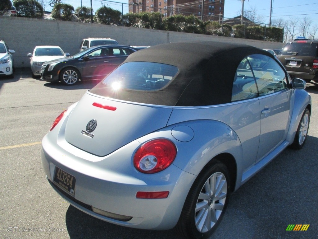 2009 New Beetle 2.5 Convertible - Heaven Blue Metallic / Cream photo #6