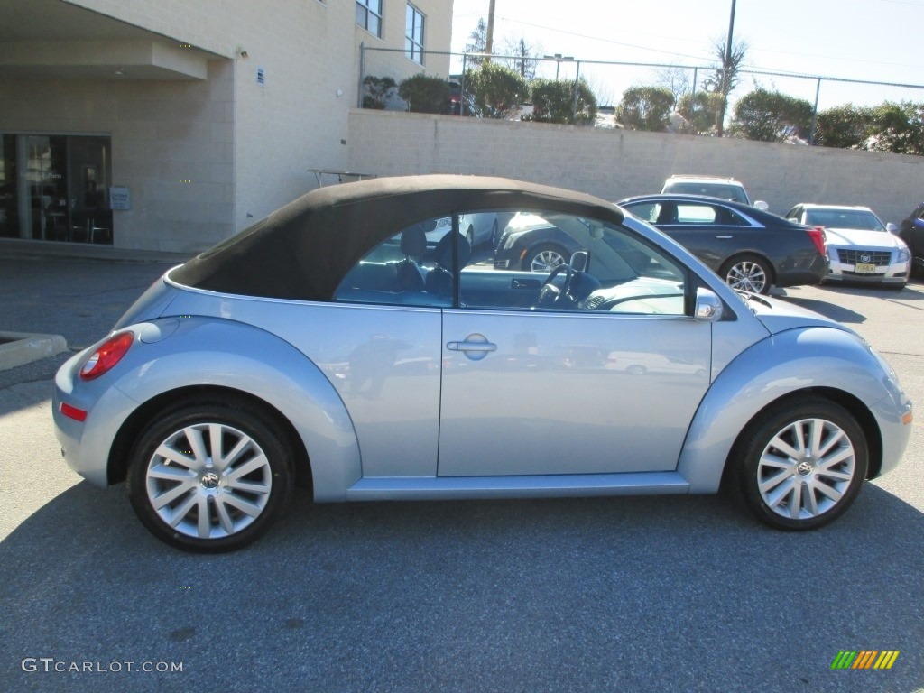 2009 New Beetle 2.5 Convertible - Heaven Blue Metallic / Cream photo #7