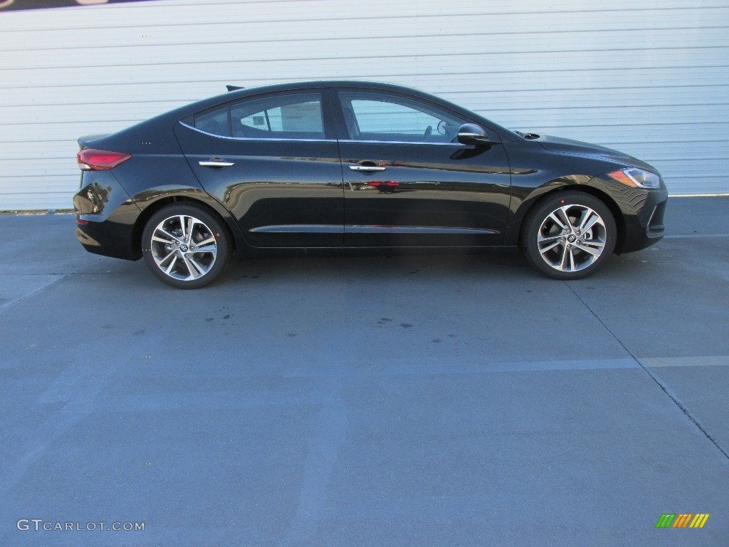 2017 Elantra SE - Black / Black photo #3