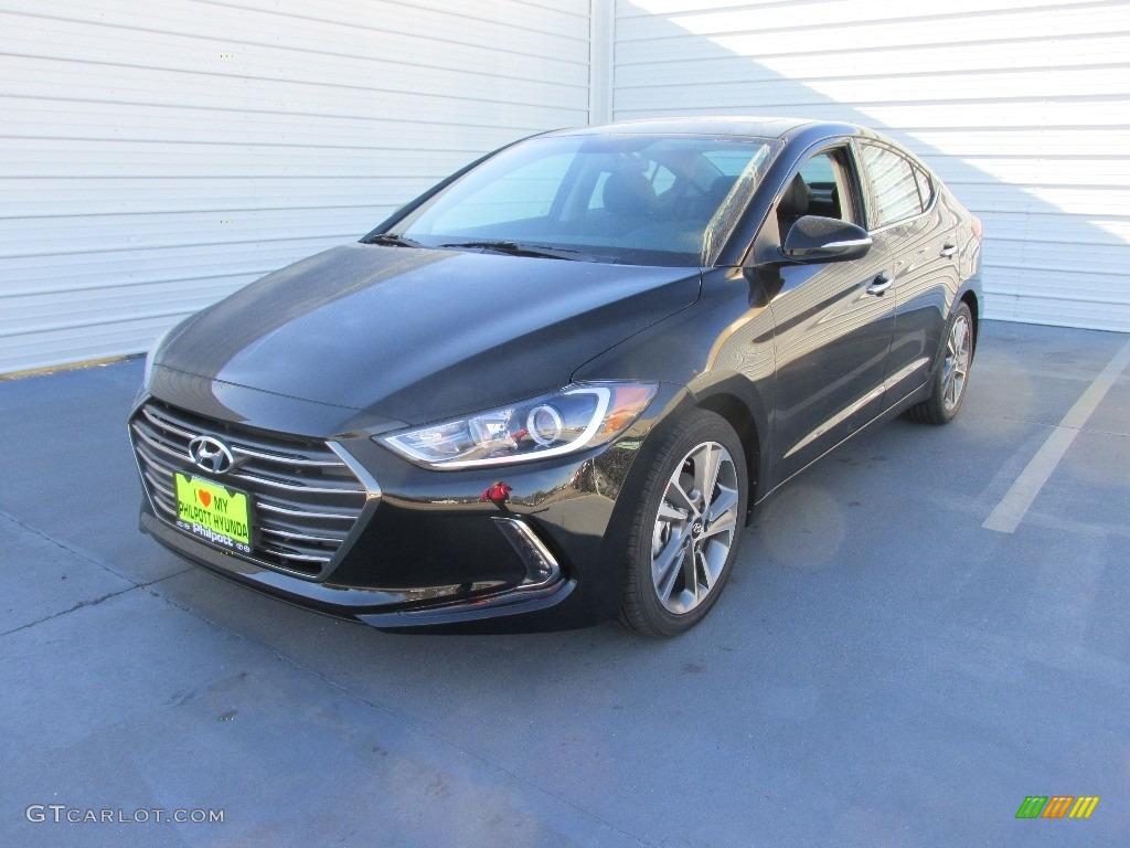 2017 Elantra SE - Black / Black photo #7