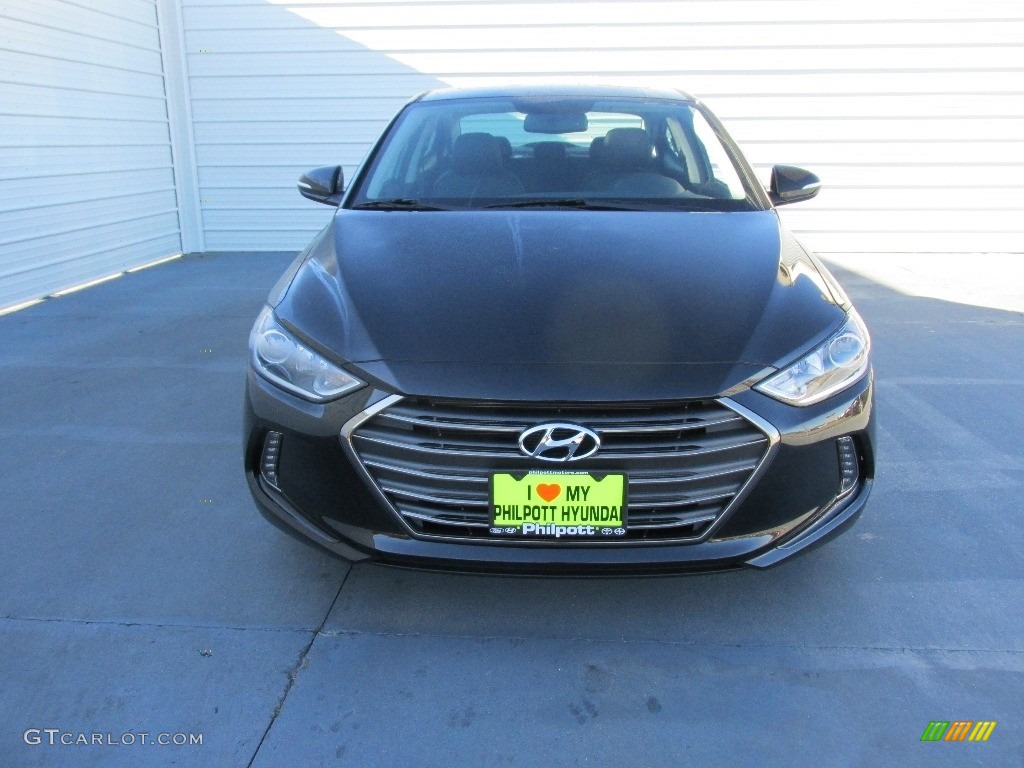 2017 Elantra SE - Black / Black photo #8