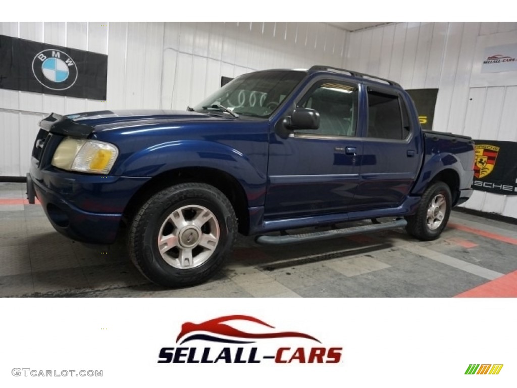 Dark Blue Pearl Metallic Ford Explorer Sport Trac