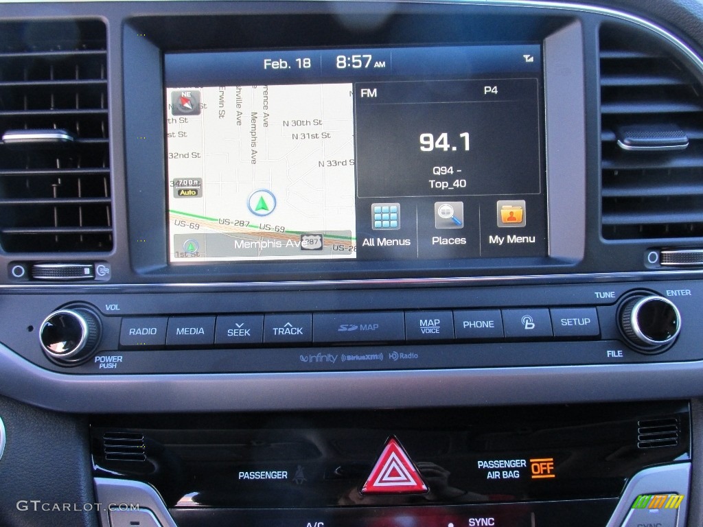 2017 Elantra SE - Black / Black photo #27