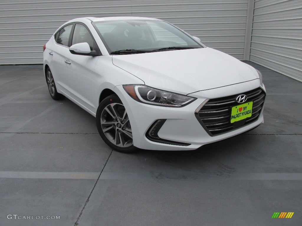 2017 Elantra SE - White / Black photo #3