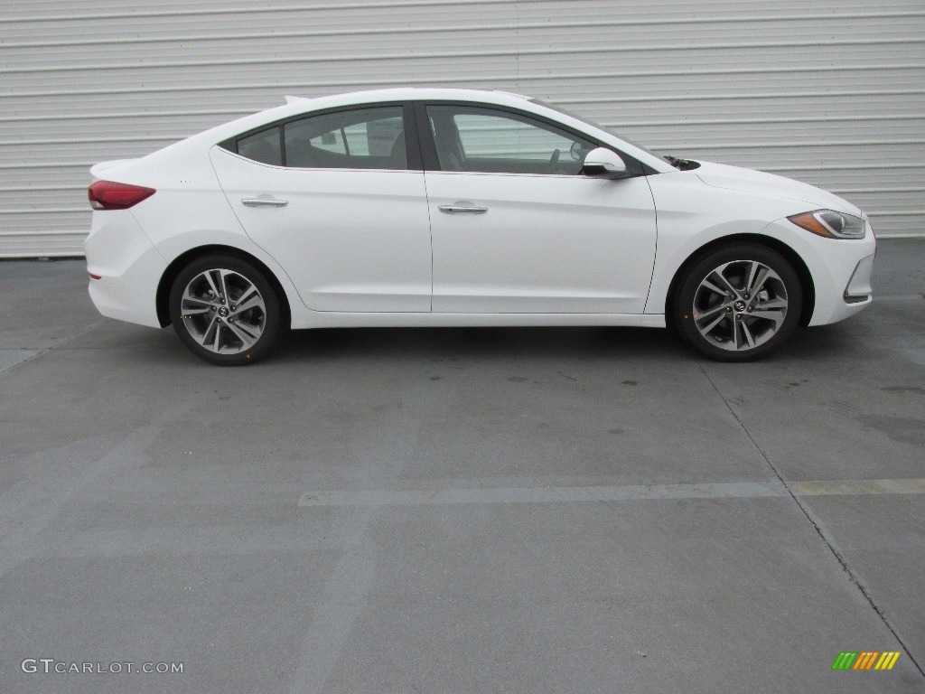 2017 Elantra SE - White / Black photo #4