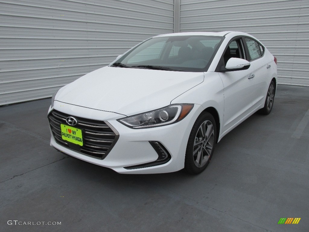 2017 Elantra SE - White / Black photo #7