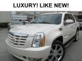 White Diamond Tricoat 2014 Cadillac Escalade Luxury AWD