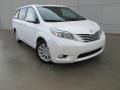 Blizzard Pearl 2016 Toyota Sienna Limited