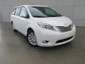 2016 Blizzard Pearl Toyota Sienna Limited  photo #2