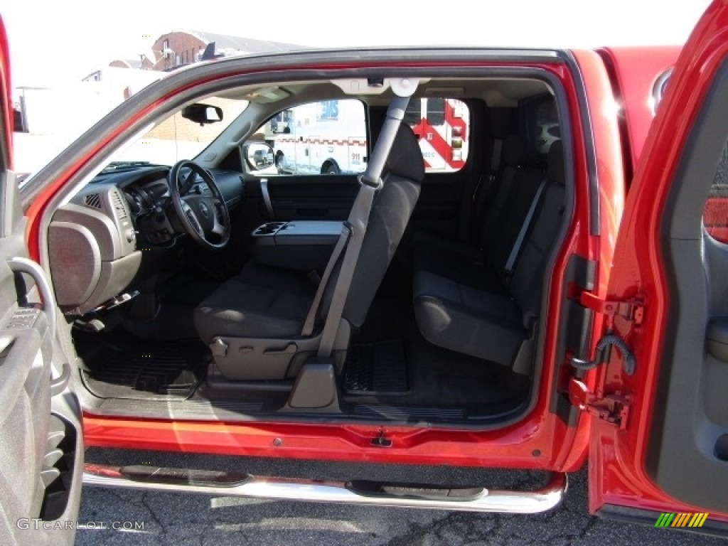 2013 Sierra 1500 SLE Extended Cab 4x4 - Fire Red / Ebony photo #18
