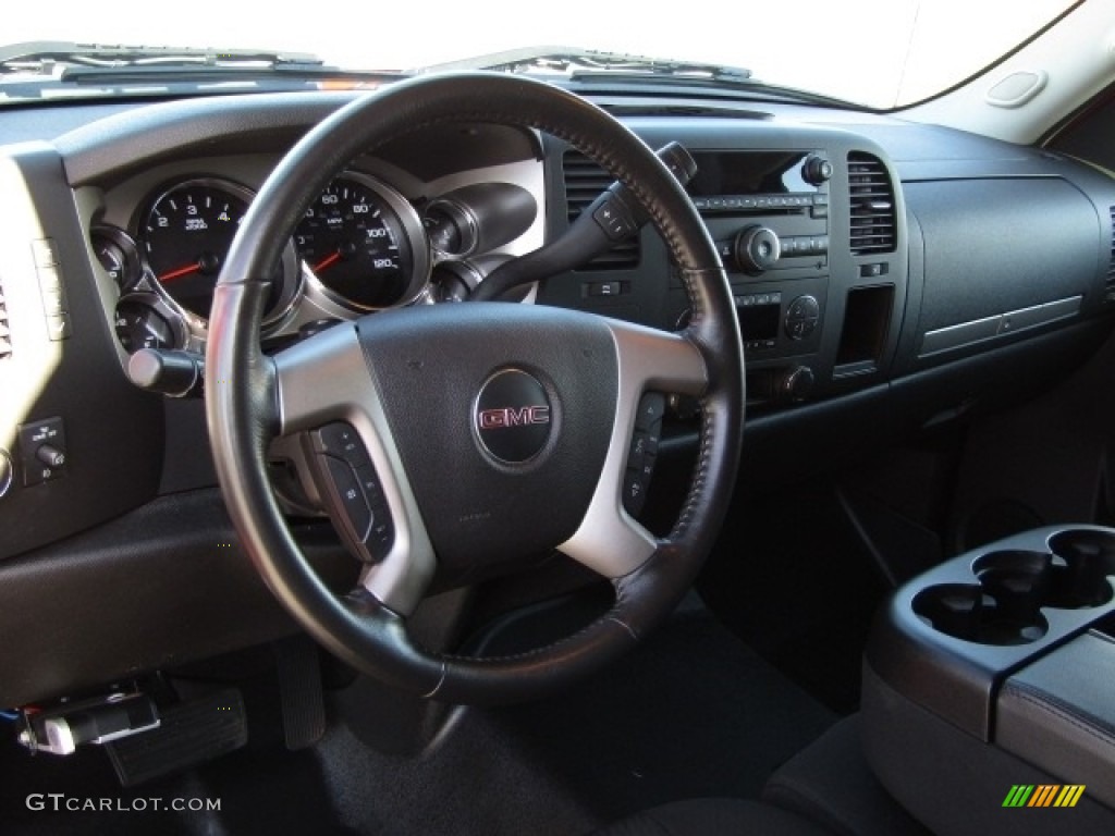 2013 Sierra 1500 SLE Extended Cab 4x4 - Fire Red / Ebony photo #31