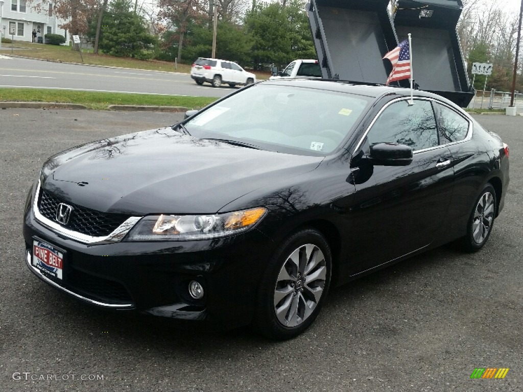 2014 Accord EX Coupe - Crystal Black Pearl / Black photo #3