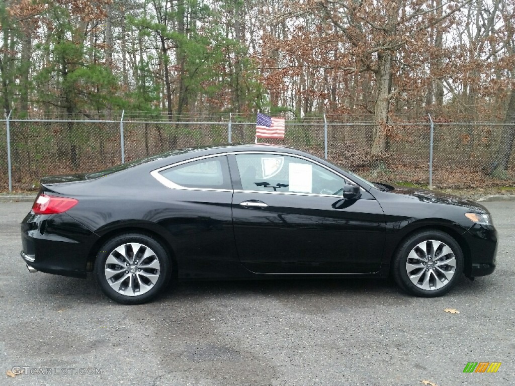 2014 Accord EX Coupe - Crystal Black Pearl / Black photo #5