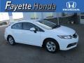 Taffeta White - Civic LX Sedan Photo No. 1