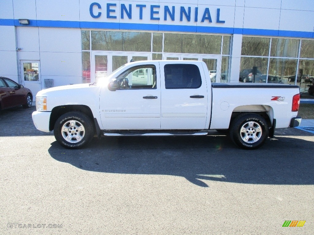 2009 Silverado 1500 LT Crew Cab 4x4 - Summit White / Ebony photo #2