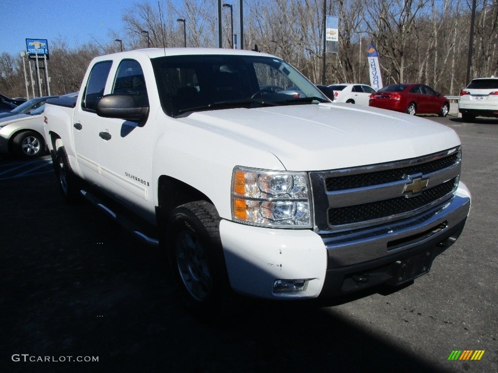 2009 Silverado 1500 LT Crew Cab 4x4 - Summit White / Ebony photo #14