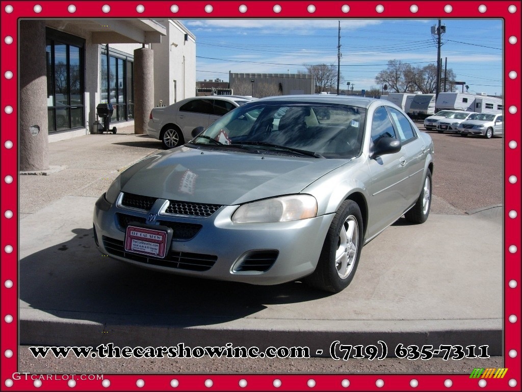 2006 Stratus SXT Sedan - Satin Jade Pearlcoat / Dark Slate Grey photo #1