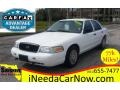 Vibrant White 2004 Ford Crown Victoria Police Interceptor