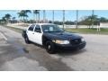 2005 Black and White Ford Crown Victoria Police Interceptor  photo #7