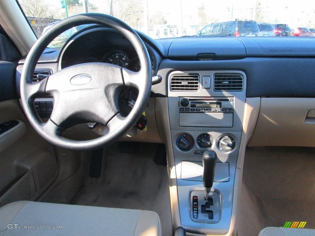 2003 Forester 2.5 X - Cayenne Red Pearl / Beige photo #10
