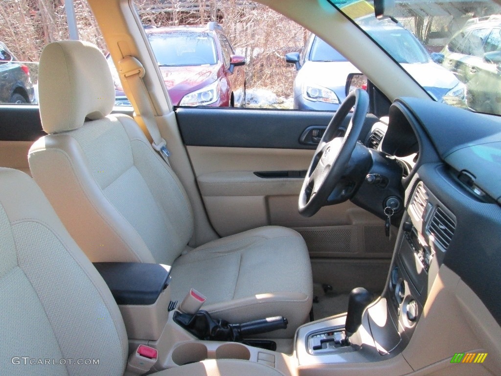 2003 Forester 2.5 X - Cayenne Red Pearl / Beige photo #16